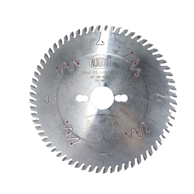 تیغه ام دی اف بر 20 سانت 64 دندانه آلبرتو