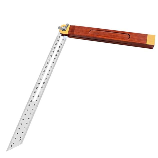 خط کش زاویه سنج T قابل تنظیم متحرک 27 سانت