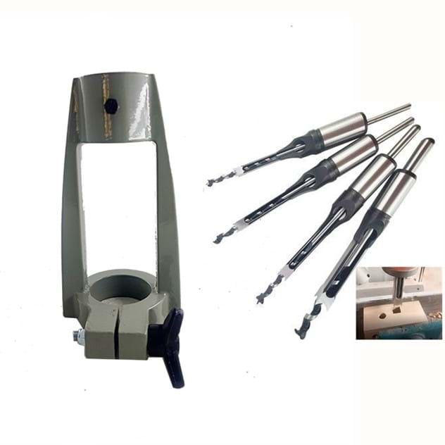 ست مته مربع زن همراه پایه مربع زن