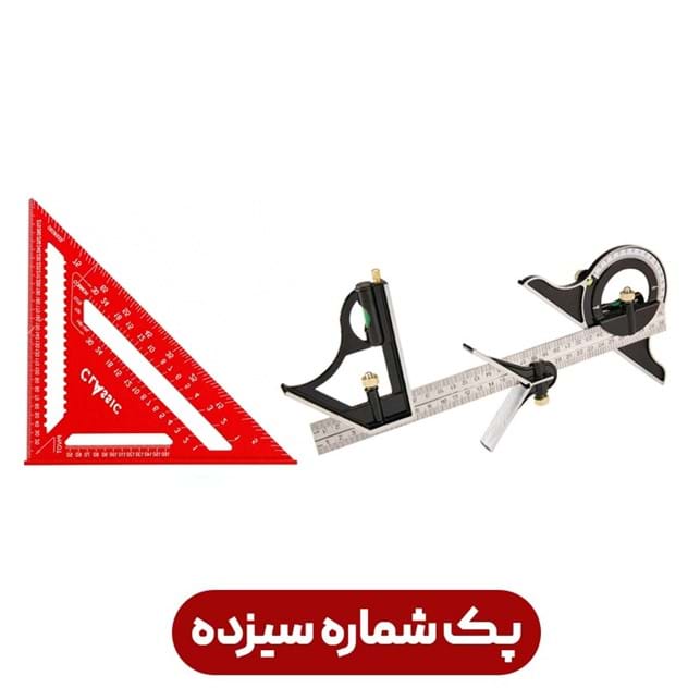 پک گونیا مرکب به همراه گونیا مثلثی آلیاژ آلومینیوم30*30