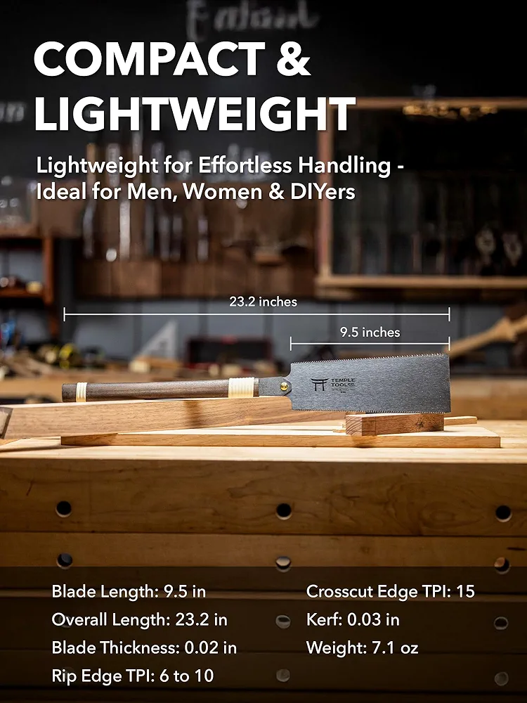 اره دستی ژاپنی دو لبه Temple Tool Co. مدل R-240