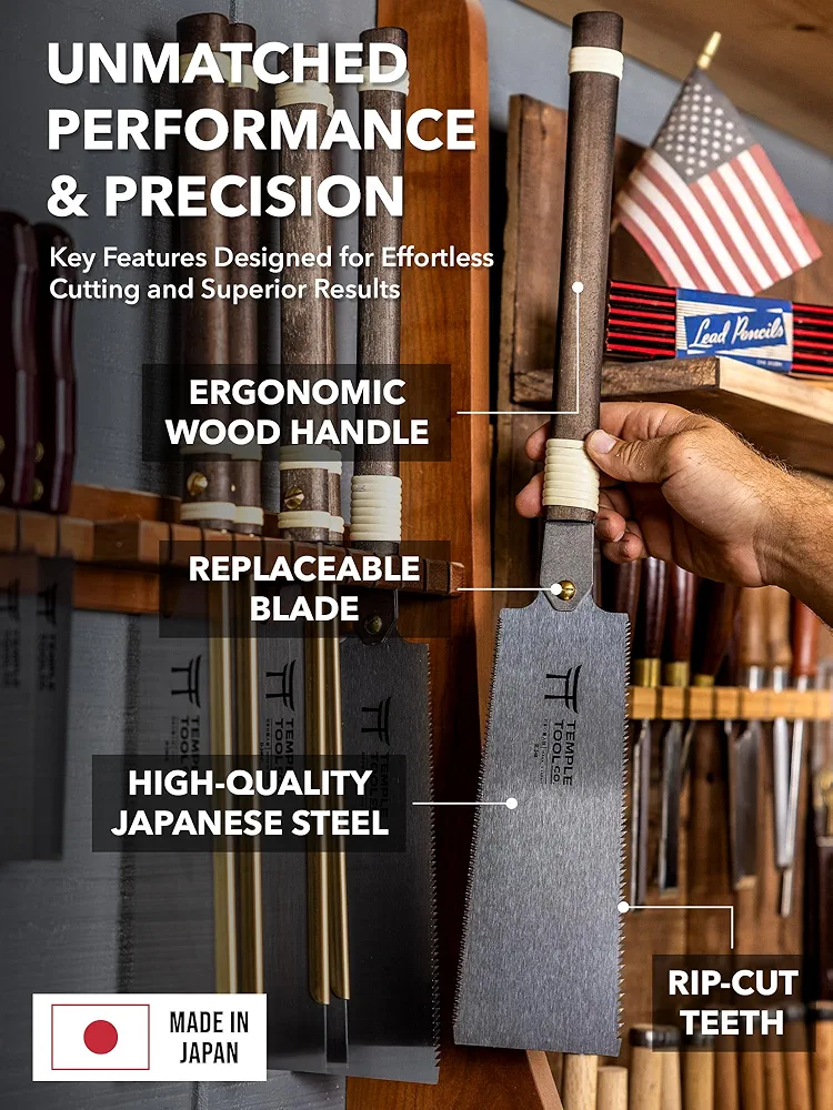 اره دستی ژاپنی دو لبه Temple Tool Co. مدل R-240