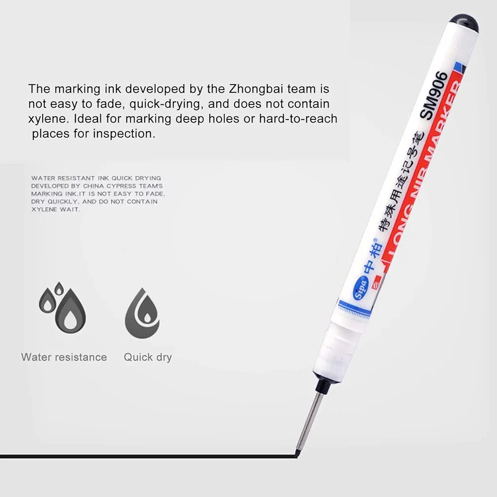 ماژیک نشانگر نجاری رنگ مشکی SM906