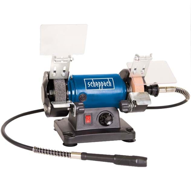 دستگاه 2 کاره سنگ سنباده رومیزی و فرز مینیاتوری 150 وات شپخ مدل 5903106901 - HG34