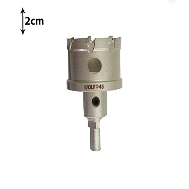 گردبر الماسه استیل و MDF سایز 45 میلی متر ولف